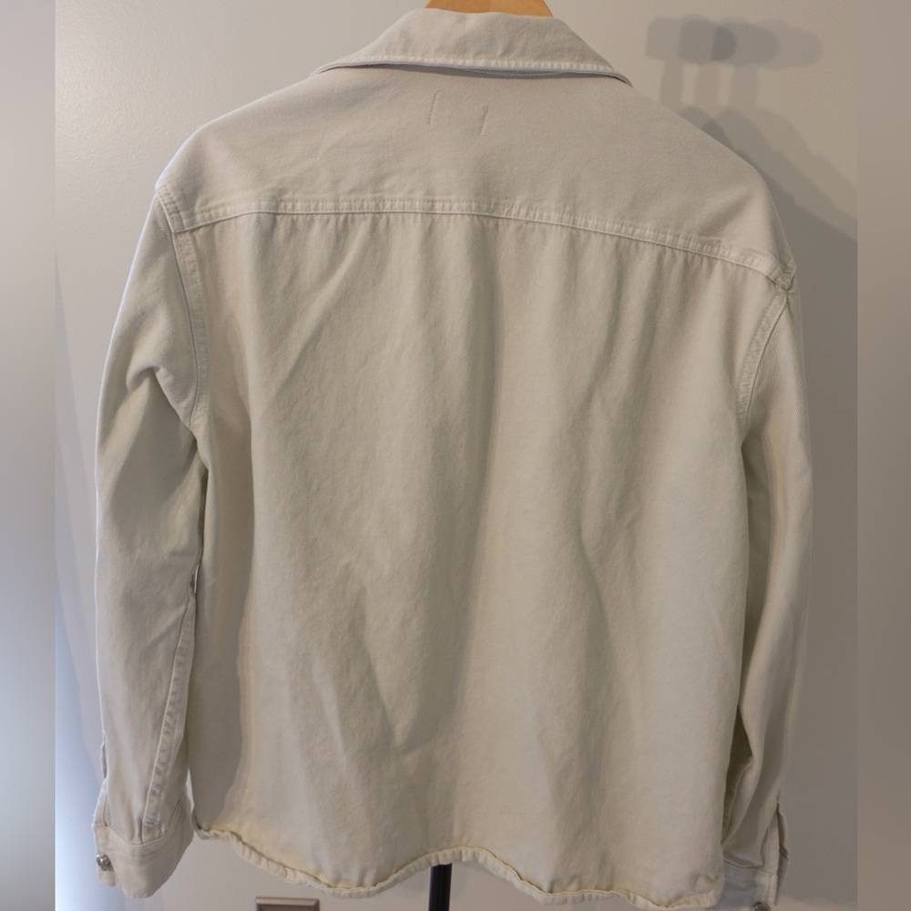 H&M White Jeans Men's Jacket - Picture 5 of 6